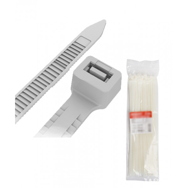 Хомут-стяжкa нейлоновая 400x4,8мм