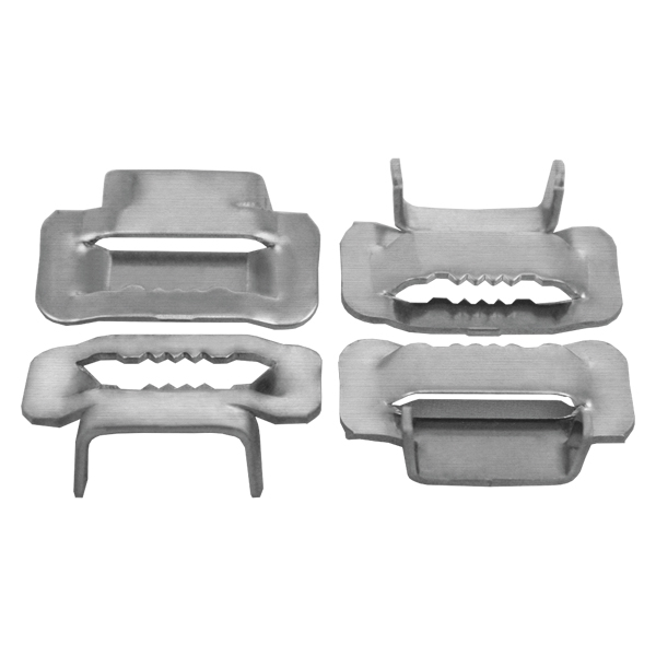 Скрепа для монтажной ленты с зубьями