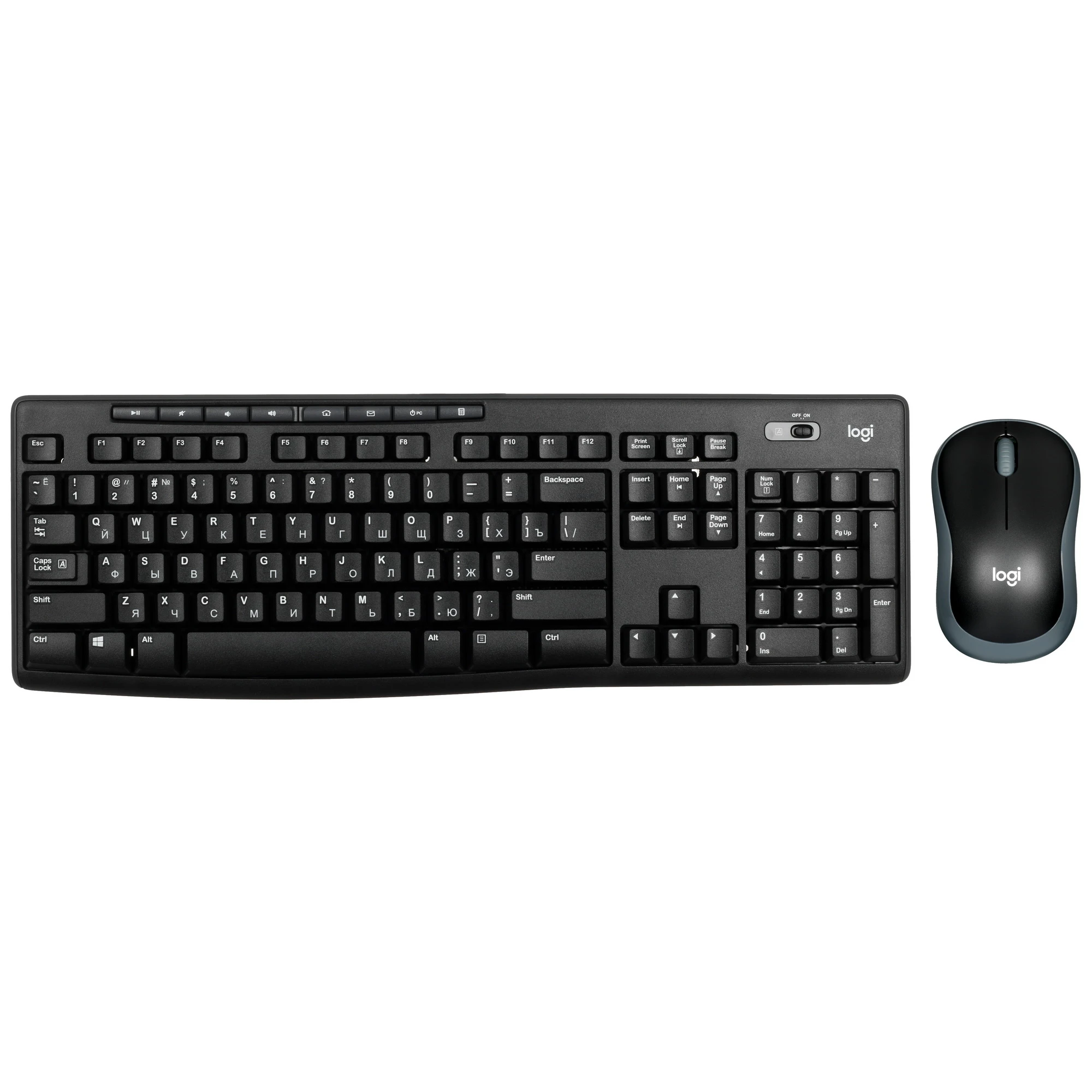 Клавиатура+мышь беспроводная Logitech